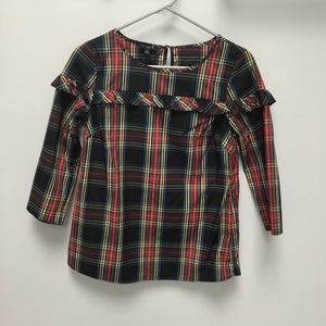 NWOT Classic Tartan Talbots Top